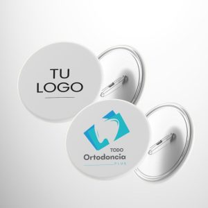 PINS METÁLICOS C/TU LOGO X 10 UNID
