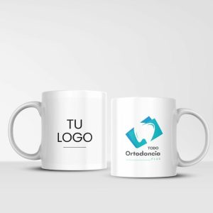 TAZA CERÁMICA BLANCA C/TU LOGO